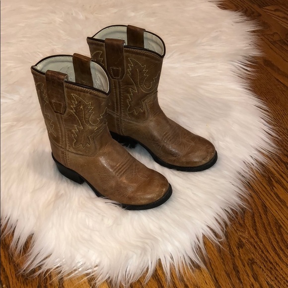 boys leather cowboy boots